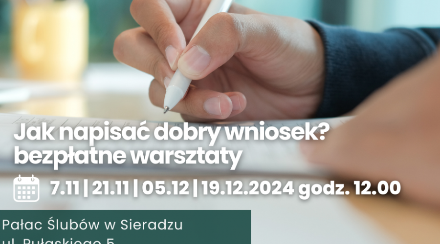 Jak napisać dobry wniosek [Sieradz]