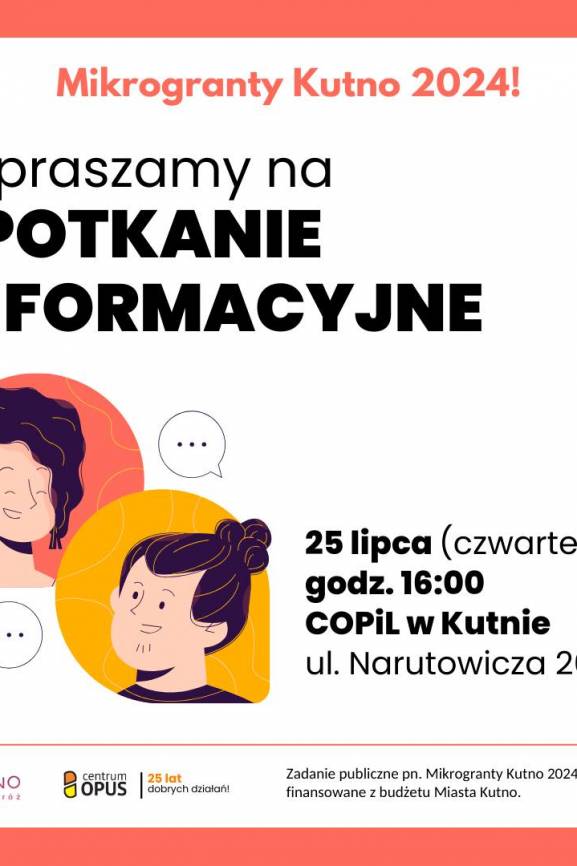 Mikrogranty w Kutnie - start naboru i spotkanie informacyjne