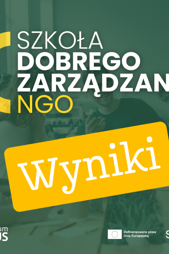 Szkoła Dobrego Zarządzania NGO: wyniki rekrutacji