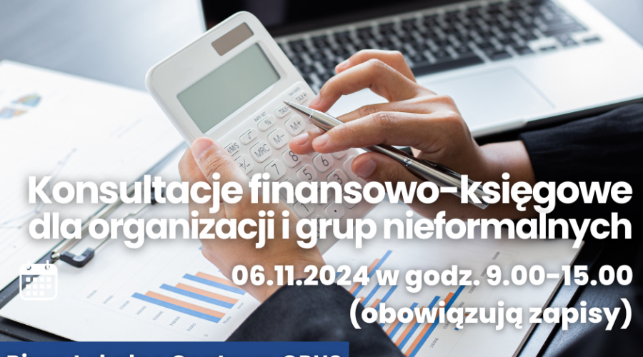 Konsultacje finansowo-księgowe dla organizacji i grup nieformalnych [Bełchatów]