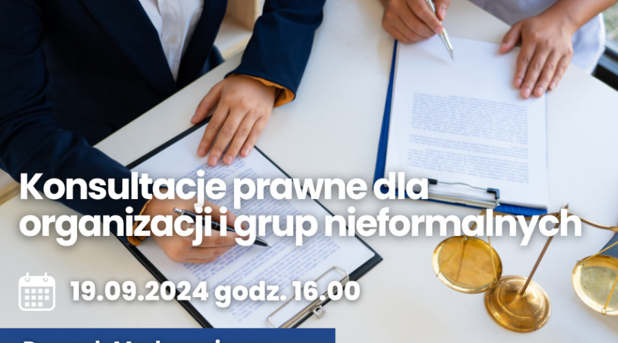 Aktualność Konsultacje prawne dla organizacji i grup nieformalnych [Kutno]