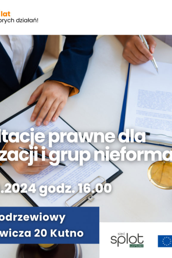 Konsultacje prawne dla organizacji i grup nieformalnych [Kutno]