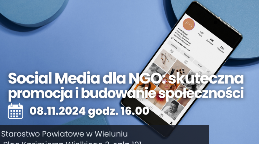 Media społecznościowe dla NGO - szkolenie w Wieluniu